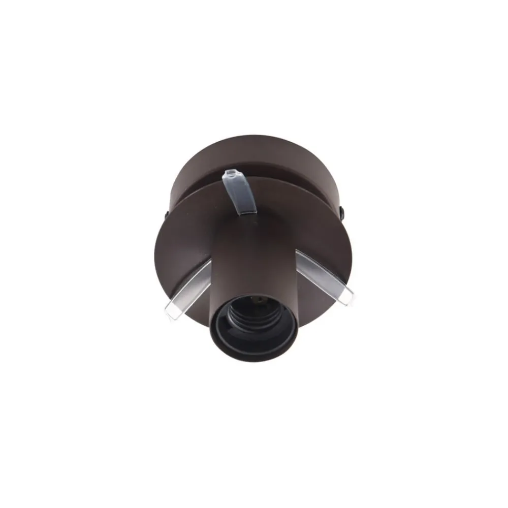 Lindby Loftlamper|Loftlamper > loftslampe Valentina, E27, røggrå, glas, Ø 25 cm