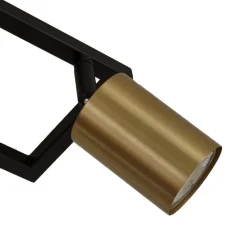 Lindby Gang|Loftlamper > loftspot Bravius, messing, 6 lyskilder, jern