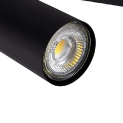 Loftlamper|Spotlights ^ Lindby loftspot Bravius, sort, 6 lyskilder, jern