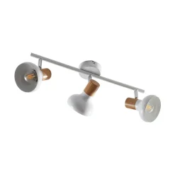 Lindby Loftlamper|Pendellamper > loftspot Fridolin, 50 cm, 3 lyskilder, hvid, metal