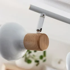 Lindby Loftlamper|Pendellamper > loftspot Fridolin, 50 cm, 3 lyskilder, hvid, metal