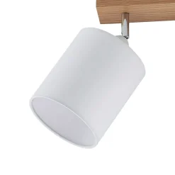 Lindby Gang|Loftlamper > loftspot Imarin, 56 cm, 3 lyskilder, hvid, træ