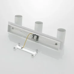 Gang|Loftlamper ^ Lindby loftspot Joffrey, 49 cm, hvid, 3 lyskilder, GU10