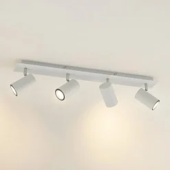 Lindby Gang|Loftlamper > loftspot Joffrey, 70 cm, hvid, 4 lyskilder, GU10