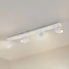 Gang|Loftlamper ^ Lindby loftspot Joffrey, 80 cm, hvid, 4 lyskilder, GU10