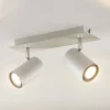 Lindby Gang|Loftlamper > loftspot Joffrey, 31 cm, 2 lyskilder, hvid, GU10