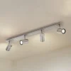 Lindby Loftlamper|Loftlamper > loftspot Joffrey, 80 cm, nikkel, 4 lyskilder, GU10