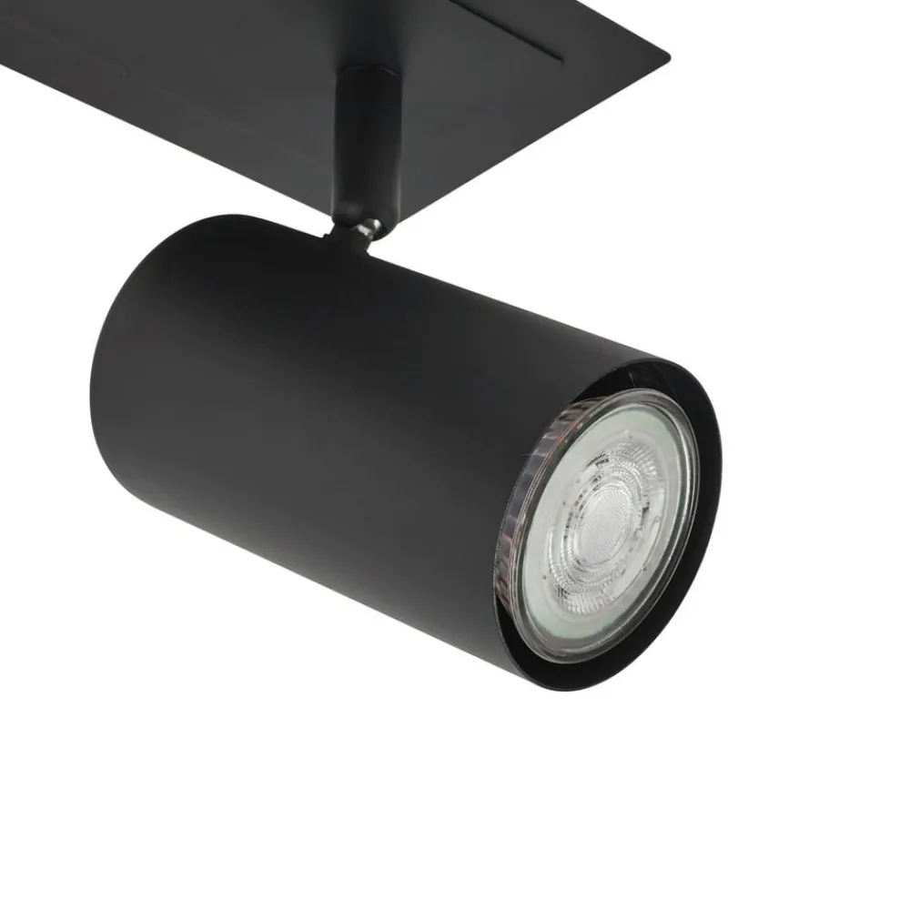 Lindby Loftlamper|Loftlamper > loftspot Joffrey, 80 cm, sort, 4 lyskilder, GU10