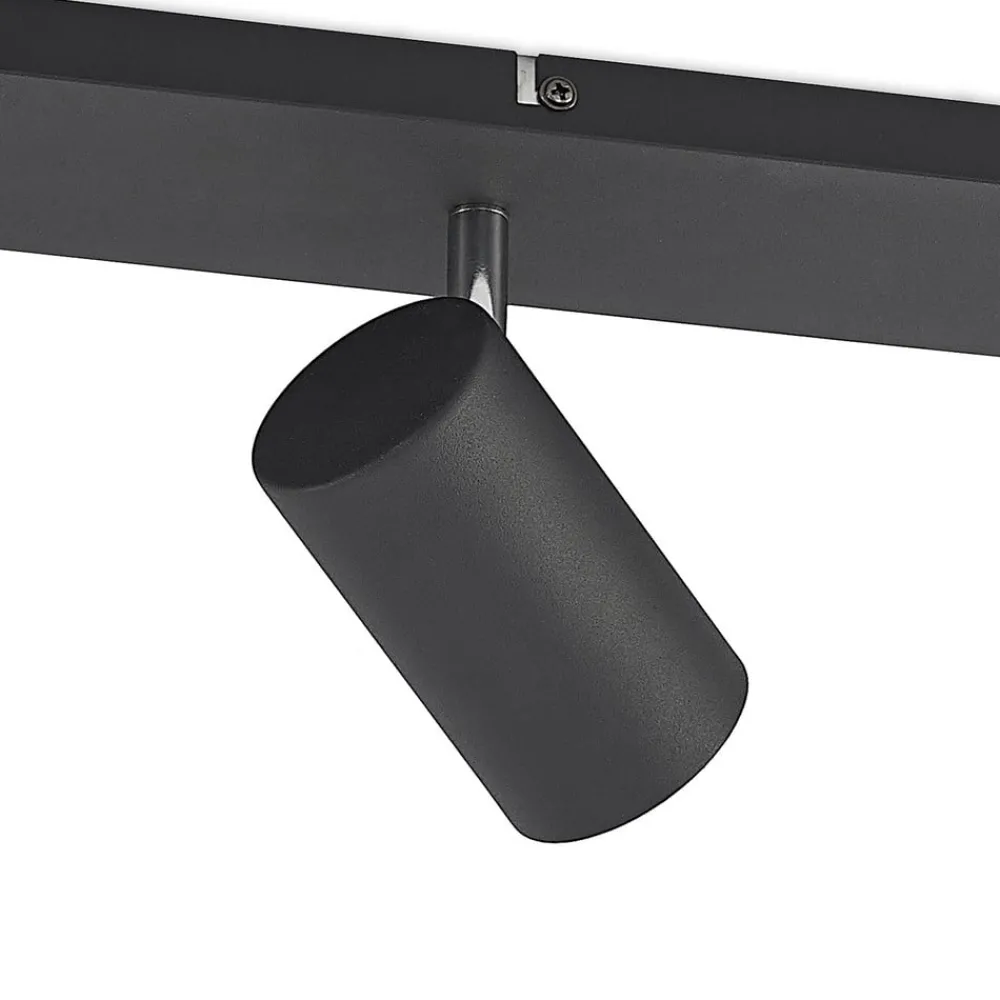 Lindby Loftlamper|Loftlamper > loftspot Joffrey, 80 cm, sort, 4 lyskilder, GU10