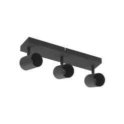 Lindby Arbejdsrum/Kontor|Gang > loftspot Jorell, 35 cm, sort, 3 lyskilder, metal