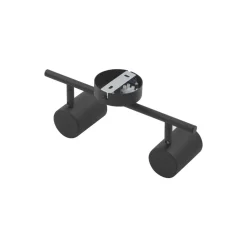 Arbejdsrum/Kontor|Gang ^ Lindby loftspot Jorell, sort, 31 cm, 2 lyskilder, GU10