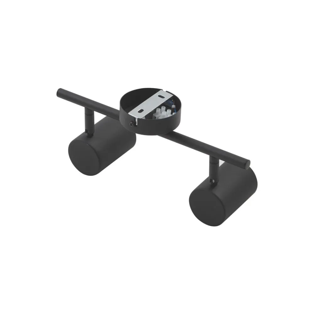 Arbejdsrum/Kontor|Gang ^ Lindby loftspot Jorell, sort, 31 cm, 2 lyskilder, GU10