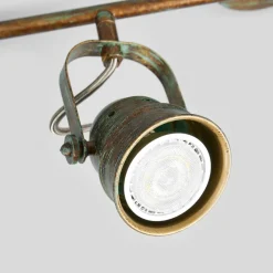 Lindby Loftlamper|Loftlamper > loftspot Leonor, 4 lyskilder, grøn, metal, 78 cm