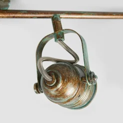 Lindby Loftlamper|Loftlamper > loftspot Leonor, 4 lyskilder, grøn, metal, 78 cm