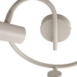 Lindby Arbejdsrum/Kontor|Loftlamper > loftspot Ovelia, beige, 3 lyskilder, metal, E27