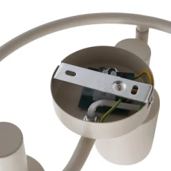 Lindby Arbejdsrum/Kontor|Loftlamper > loftspot Ovelia, beige, 3 lyskilder, metal, E27