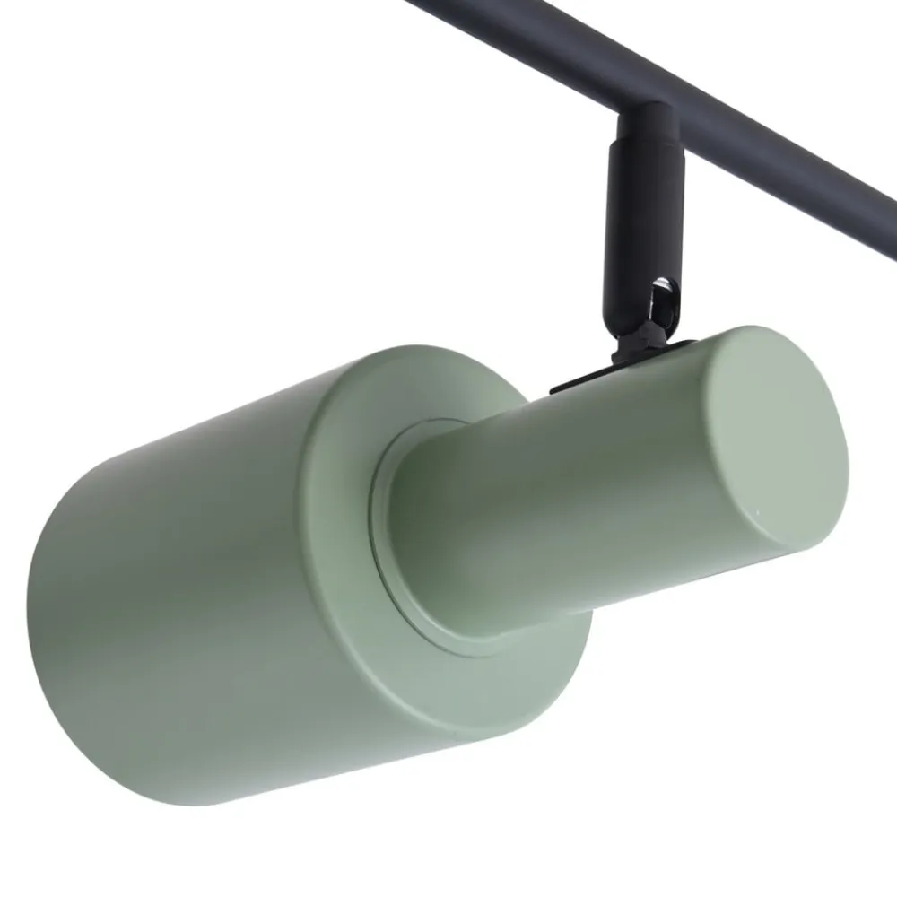 Arbejdsrum/Kontor|Gang ^ Lindby loftspot Ovelia, grøn, 80 cm, 4 lyskilder, E27