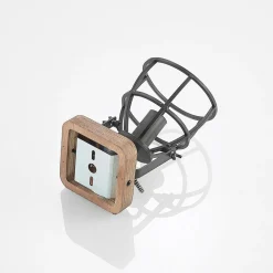 Lindby Væglamper|Væglamper > loftspot Rutger, 16 cm, 2 lyskilder, træ, bur, E14
