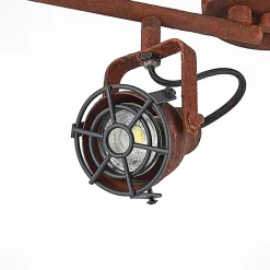 Lindby Loftlamper|Loftlamper > loftspot Scabra, 63 cm, rustbrun, 4 lyskilder, metal
