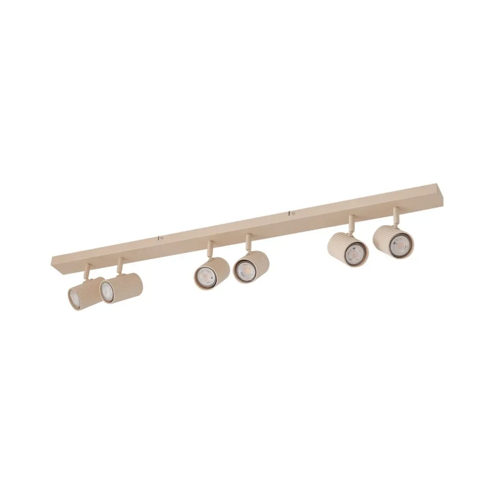Lindby Gang|Loftlamper > loftspots Kardis, beige, 6 lyskilder, metal, GU10