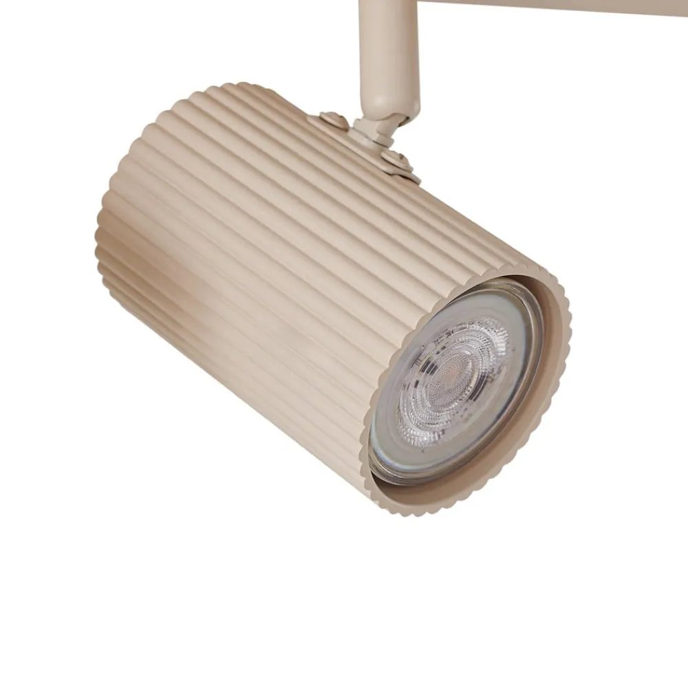 Lindby Gang|Loftlamper > loftspots Kardis, beige, 6 lyskilder, metal, GU10