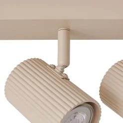 Lindby Gang|Loftlamper > loftspots Kardis, beige, 6 lyskilder, metal, GU10