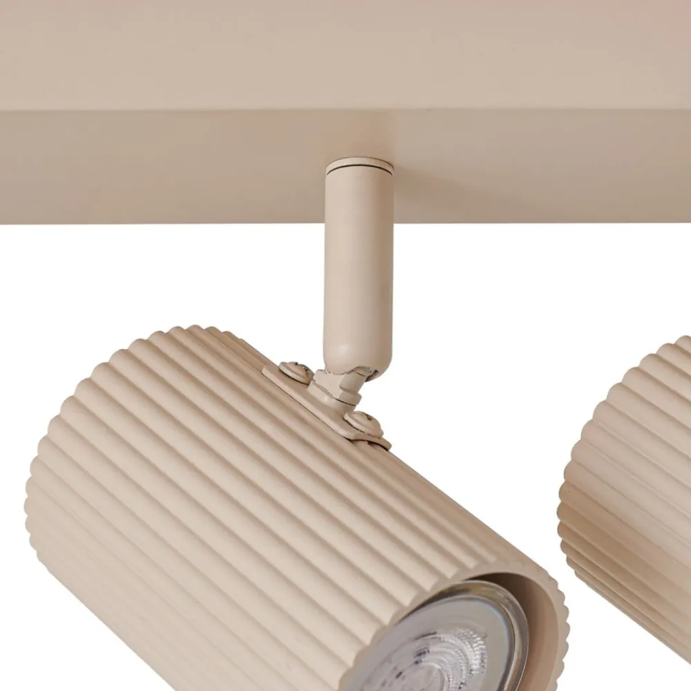 Lindby Gang|Loftlamper > loftspots Kardis, beige, 6 lyskilder, metal, GU10