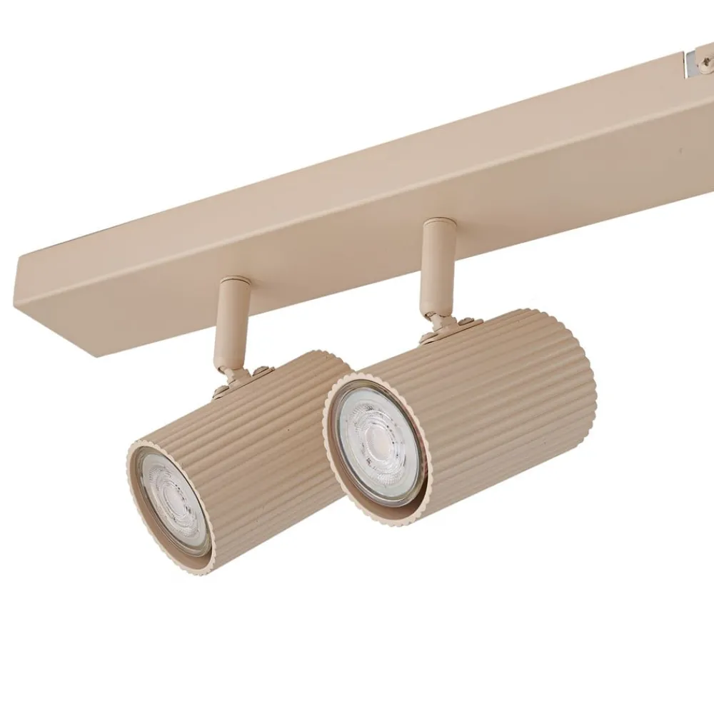 Lindby Gang|Loftlamper > loftspots Kardis, beige, 6 lyskilder, metal, GU10
