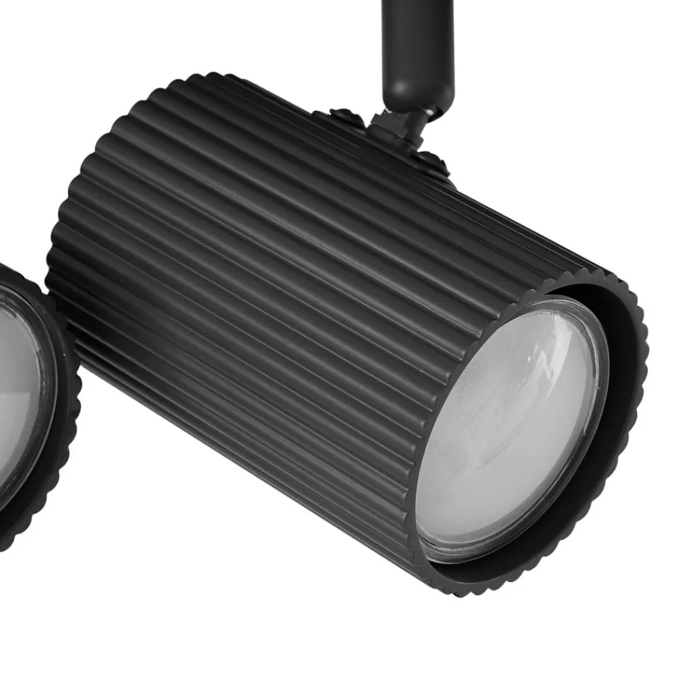Lindby Loftlamper|Spotlights > loftspots Kardis, mørkegrå, 6 lyskilder, metal, GU10