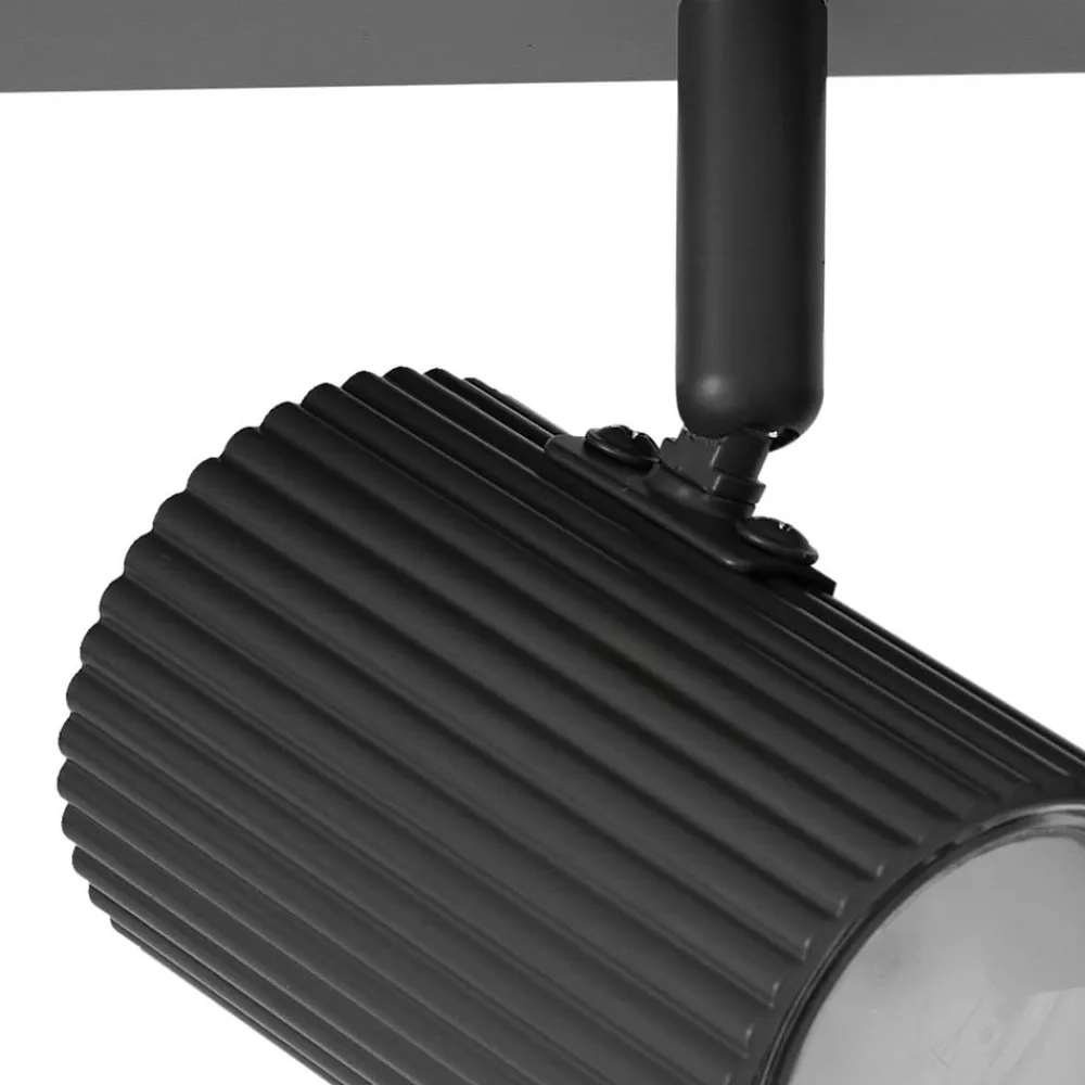 Lindby Loftlamper|Spotlights > loftspots Kardis, mørkegrå, 6 lyskilder, metal, GU10