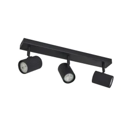 Lindby Loftlamper|Spotlights > loftspots Kardis, mørkegrå, 3 lyskilder, metal, GU10