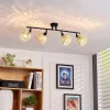 Lindby Spotlights > loftspot Youstin, 70,5 cm lang, bambus 4-lys, E14