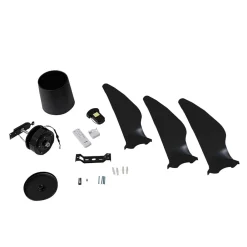 Lindby Loftventilatorer > loftventilator Aulo, sort, DC, støjsvag, Ø 123 cm
