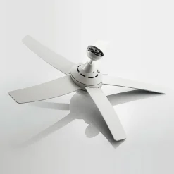 Lindby Loftventilatorer > loftventilator med lys Auraya, støjsvag, hvid, 130cm