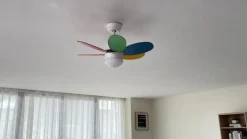 Loftventilatorer ^ Lindby loftventilator med lys Litur, støjsvag, Ø 77 cm, E27