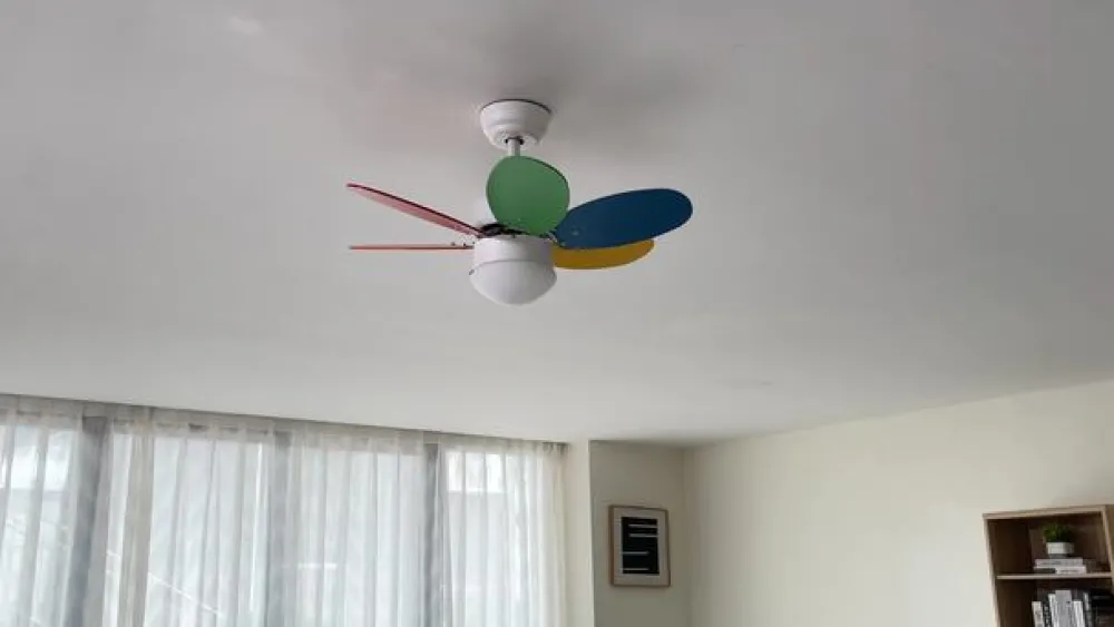 Loftventilatorer ^ Lindby loftventilator med lys Litur, støjsvag, Ø 77 cm, E27