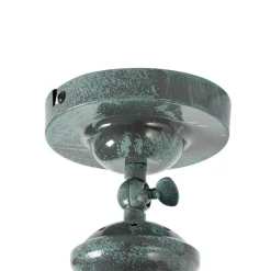 Lindby Gang|Loftlamper > Louisanne loftlampe, grågrøn, metal, Ø 35cm