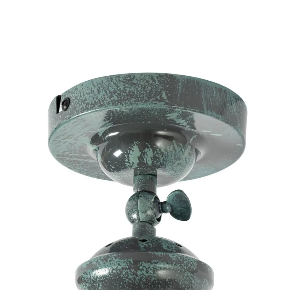 Lindby Gang|Loftlamper > Louisanne loftlampe, grågrøn, metal, Ø 35cm
