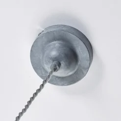 Lindby Gang|Pendellamper > Louisanne pendellampe, Ø35cm, grågrøn, metal, glas