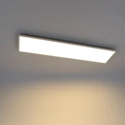 Lindby Arbejdsrum/Kontor|Gang > Luay LED-panel, 120 x 30 cm, hvid, 3000-6000K