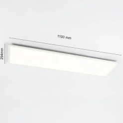 Lindby Arbejdsrum/Kontor|Gang > Luay LED-panel, 120 x 30 cm, hvid, 3000-6000K