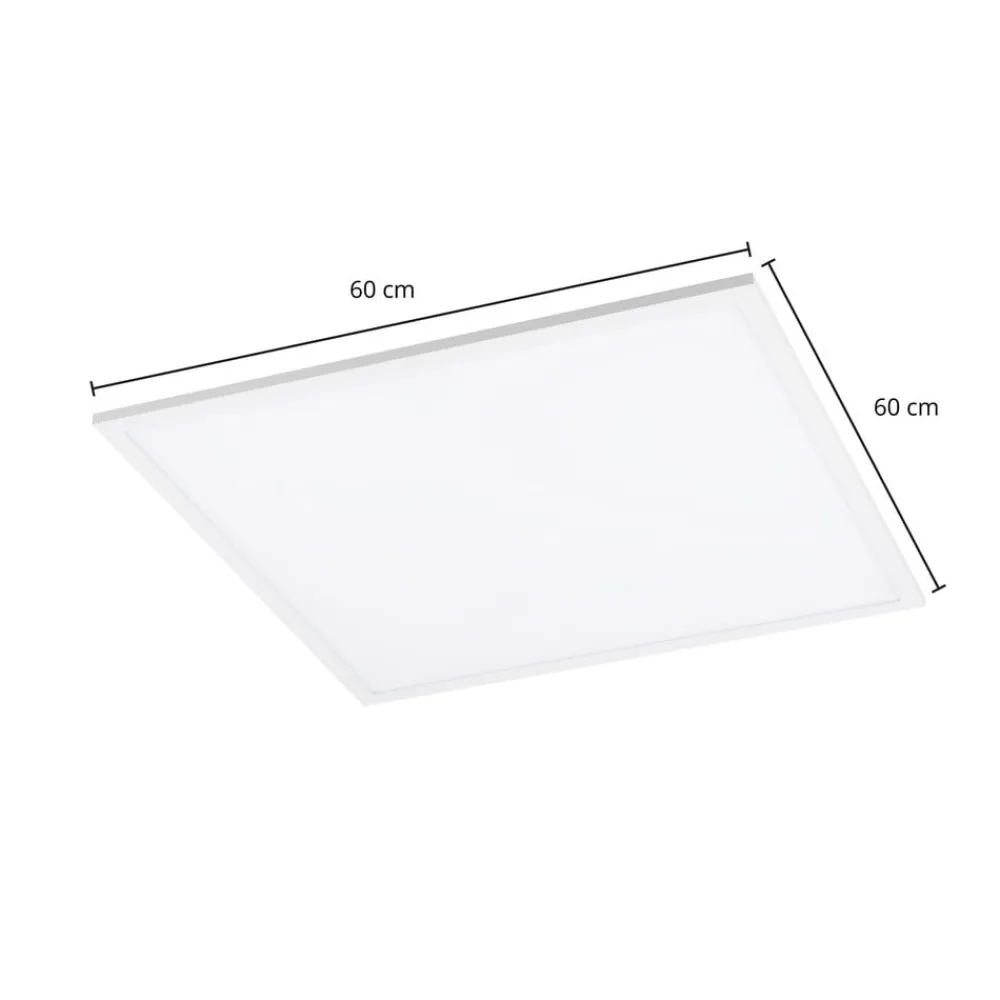 Lindby Arbejdsrum/Kontor|Gang > Luay LED-panel, 60 x 60 cm, hvid, 3000-6000K