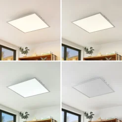 Lindby Arbejdsrum/Kontor|Gang > Luay LED-panel, 60 x 60 cm, hvid, 3000-6000K