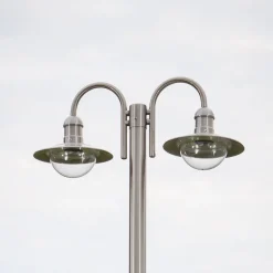 Lindby Lygtepæle > lygtepæl Damion, 200 cm, 2 lyskilder, E27, IP44