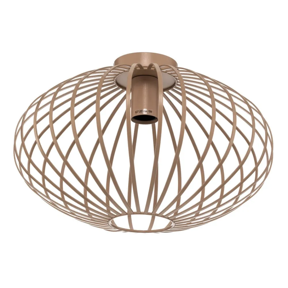 Lindby Gang|Loftlamper > Maivi loftslampe, beige, 40 cm, jern, bur