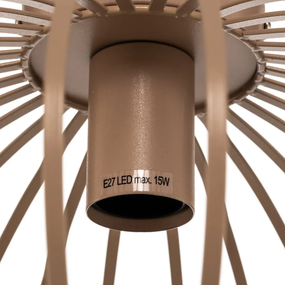 Lindby Gang|Loftlamper > Maivi loftslampe, beige, 40 cm, jern, bur