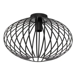 Lindby Loftlamper > Maivi loftslampe, sort, 40 cm, jern, bur