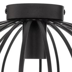 Lindby Loftlamper > Maivi loftslampe, sort, 40 cm, jern, bur