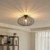 Lindby Gang|Loftlamper > Maivi loftslampe, sort, 50 cm, jern, bur