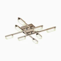 Loftlamper ^ Lindby Mally LED-loftlampe i krom, 8 lyskilder